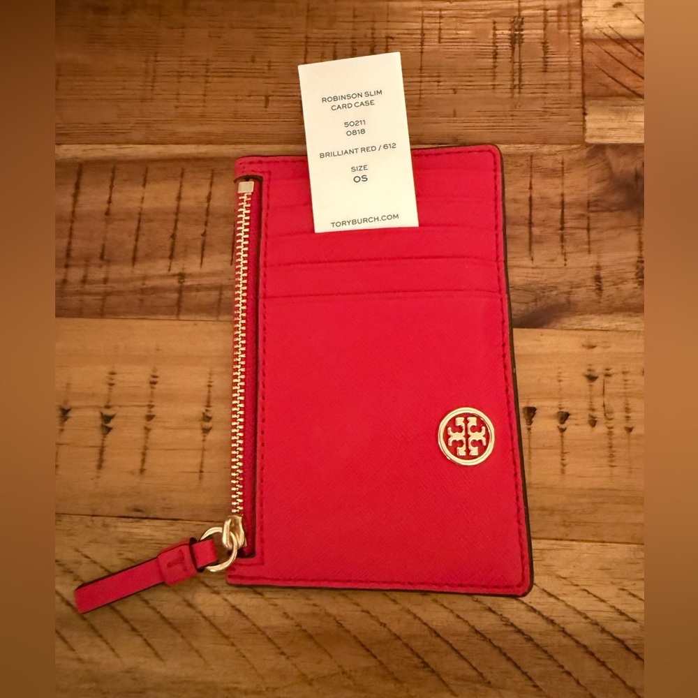 Tory Burch Robinson Slim Card Case